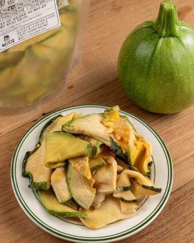 Prepared Softened Round Squash Vegetable Side Dish 300g