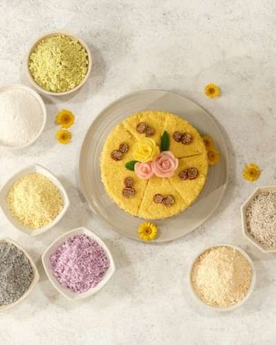 Rainbow Rice Cake Flour Collection 500g Wet Rice Flour Tteok-Making Natural Ingredients Sweet Pumpkin Sweet Pumpkin Skin Red Rice Carrot