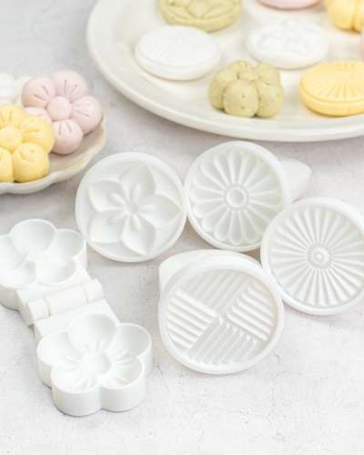 Tteok Stamp Mold (Domestic) Patterning Experience - Daffodil, Chrysanthemum, Lattice, Wagon Wheel