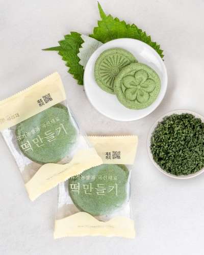 Easy Tteok Making - Surichui Rice Cake Dough 100g (Pack of 5) - Gaetteok, Songpyeon, Dano Festival Food Experience Kit