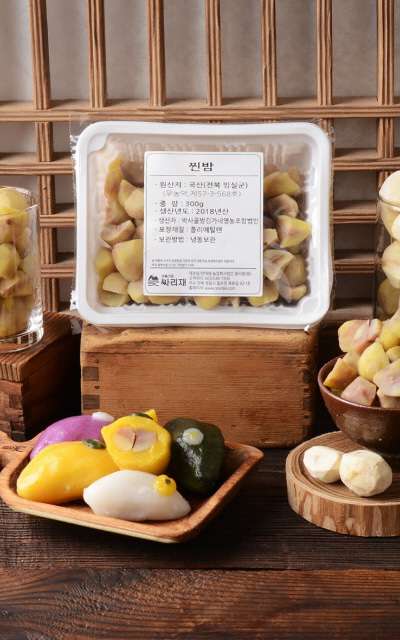 Ssarigjae Steamed Chestnut Kernels [Korean Chestnut Filling 300g] Peeled Steamed Chestnuts Songpyeon Filling Ingredient