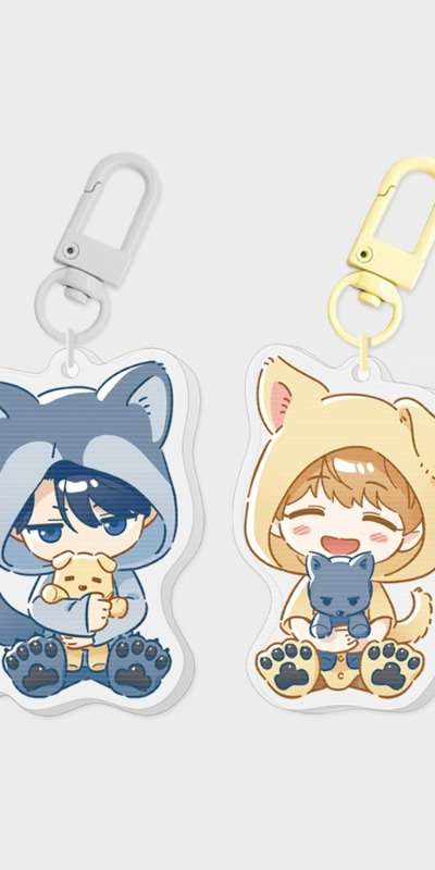 Mother's Friend Chae Heon & Jung Yoon Lenticular Keyring Set of 2