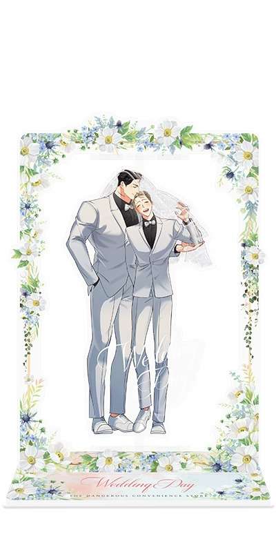 Dangerous Convenience Store Wedding Acrylic Rotating Stand