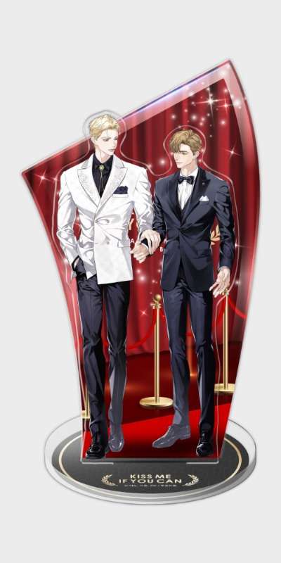 Kiss Me If You Can Red Carpet Acrylic Stand