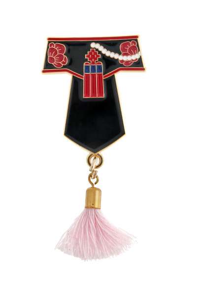 J-Art Korean Souvenir Foreign Gift Tourist Product Exchange Student Gift Ayam Brooch