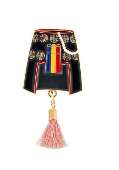 J-Art Korean Souvenir Foreign Gift Travel Product International Student Gift Jobawei Brooch