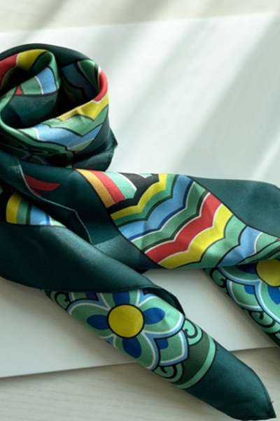 2026 Seoul Brand Goods Selection - Changdeokgung Palace Injeongjeon Phoenix Scarf
