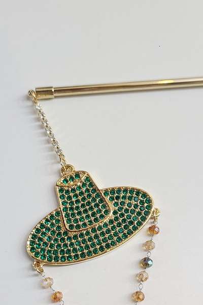 J-Art Korean Commemorative Gift Gat Hair Stick - Traditional Korean Hairpin for International Visitors and Study Abroad Students