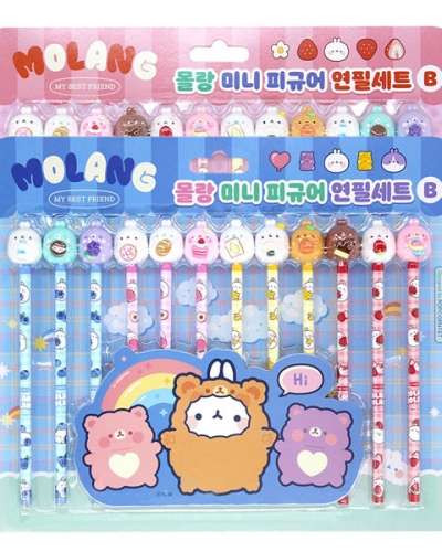 モーラン ニューミニフィギュア 12本鉛筆セット v.2