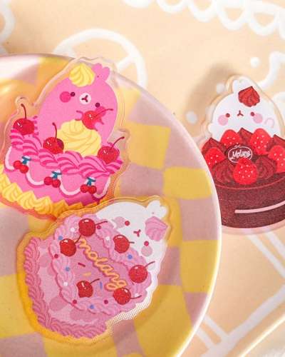 モーラン ケーキ アクリルマグネット
