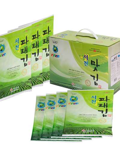Seocheon Taste Seaweed No. 5 [Green Laver 10 Packs]