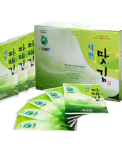 Seocheon Taste Seaweed No. 6 [Sea Lettuce 20 Packs]