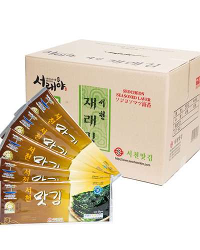 Seochen Flavor Seaweed Half-Sheet Seaweed No. 3 [90 packs]