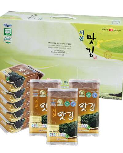 Seocheon Taste Seaweed No. 12 [36 Lunch Box Seaweed Packs]