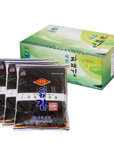 Dried Seaweed and Green Laver 3-Pack (300 sheets)