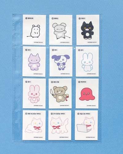 Deco Pocket A5 6-Ring Binder Refill [Single-Sided] - Washi Seal