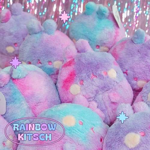 Rainbow Kitchi Fluffy Molang Plushie