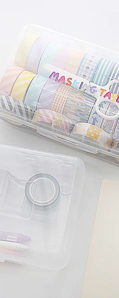MomoPop Multipurpose Clear Square Storage Case