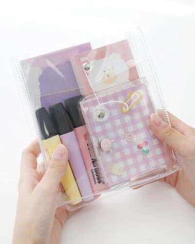 Momopop Transparent Multi-Purpose Masking Tape Sticker PVC Pouch