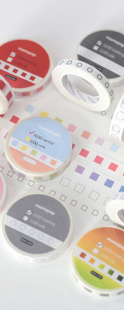 Momomate Checklist Masking Tape