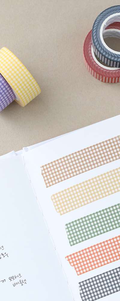 Momomate Momo Check Masking Tape