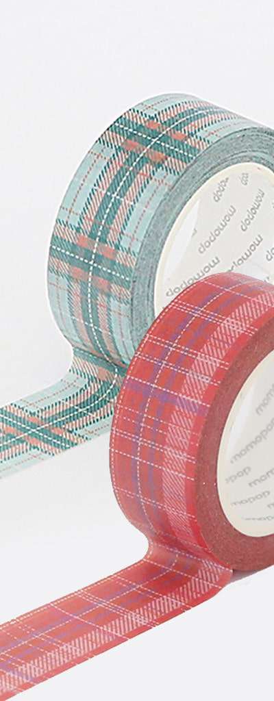 Momomate Vintage Check Masking Tape