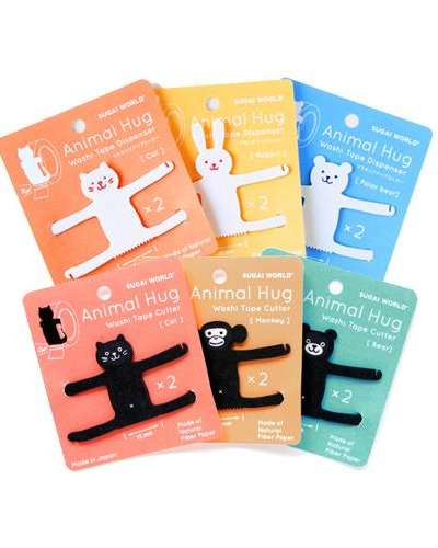 Animal Hug Masking Tape Cutter