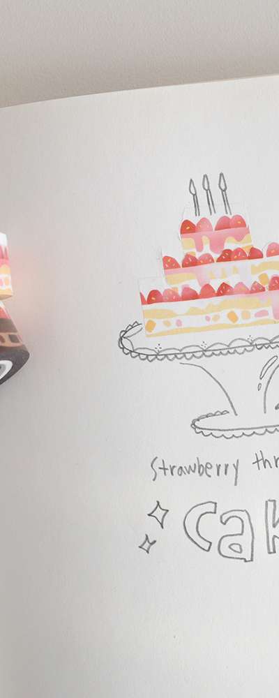 Momomate Cake Masking Tape