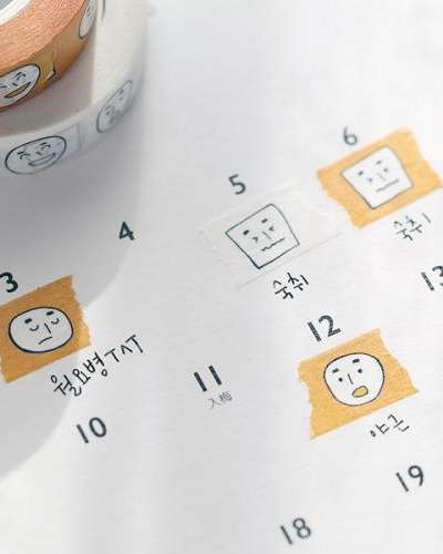Momo Mate Wacky Friends Masking Tape