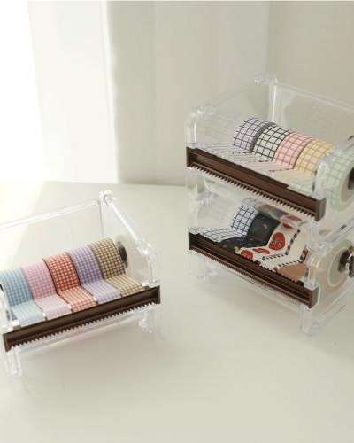 Momo Pop Masking Tape Dispenser with Cutter Storage Box