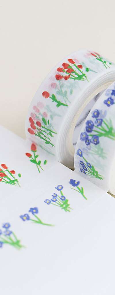 Momomate Vintage Flower Masking Tape