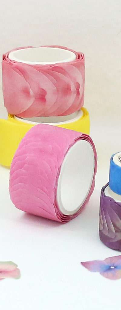Peel-Off Flower Petal Masking Tape - Forget-Me-Not
