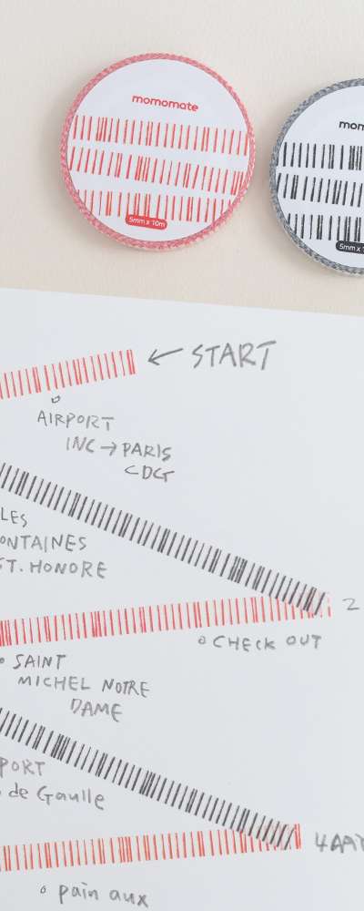 Momomate Slim Colored Pencil Masking Tape