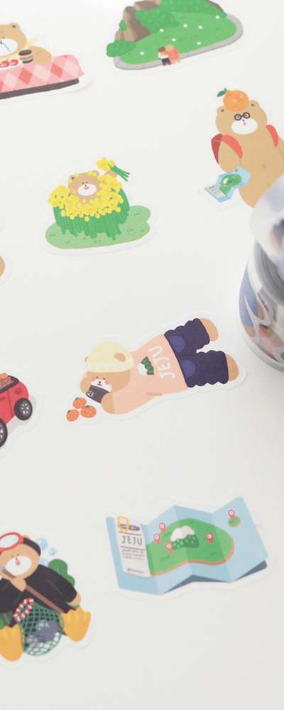Tear-Off Momo Mate Jeju Roll Masking Tape
