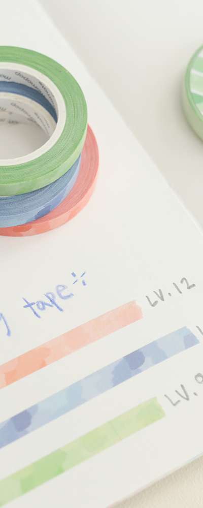 Momomate Slim Collage Masking Tape