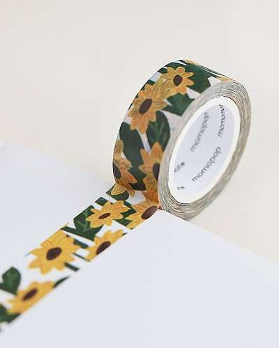 Momomate Jeju Sunflower Field Masking Tape