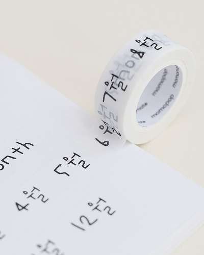 Momo Mate Months Masking Tape