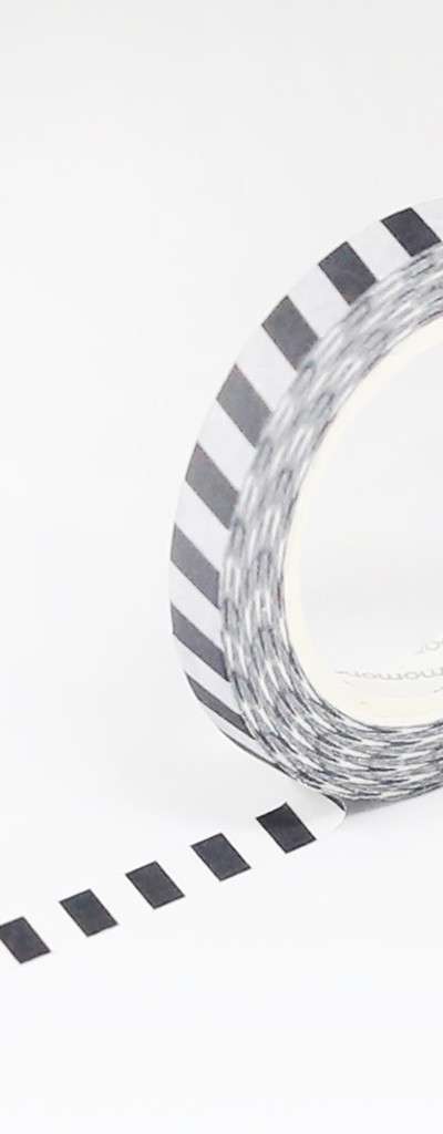 MomoMate Slim Diagonal Stripe Masking Tape