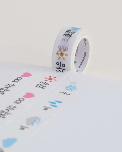 Momomate Weather Widget Masking Tape