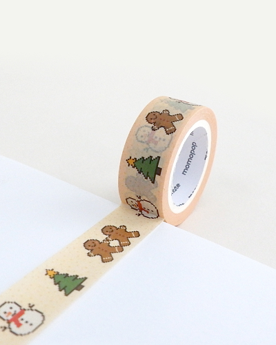 Momomate Christmas Pixel Masking Tape