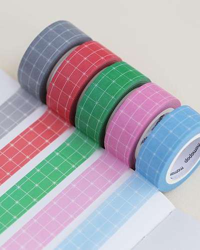 Momomate Starlight Check Masking Tape