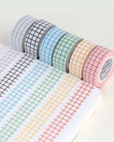 Momomate Crayon Check Masking Tape