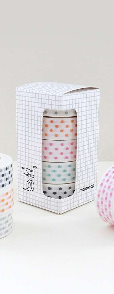 Momomate Dot Masking Tape Set