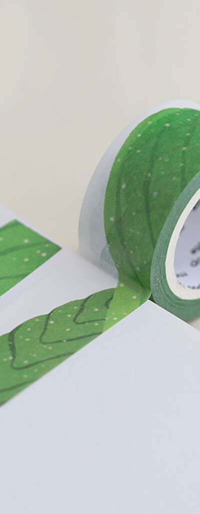 Momomate Jeju Serene Green Tea Field Masking Tape