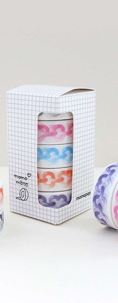 Momomate Jelly Chain Masking Tape Set