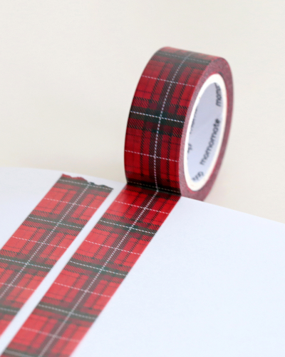 Momomate Tartan Check Masking Tape