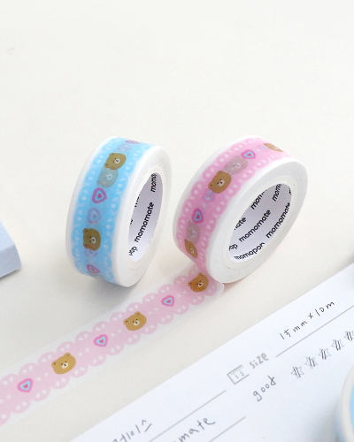 Momomate Lovely Bear Lace Masking Tape