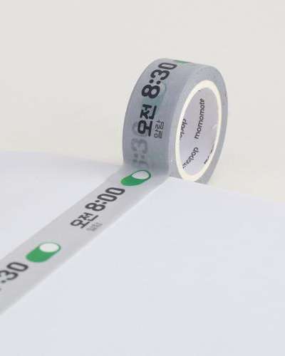 Momomate Morning Alarm Widget Masking Tape