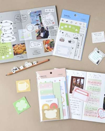 Ochep Daily Matte Paper Everyday Cute Sticker Pack