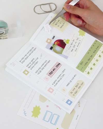 O-CHECK Daily Sticker Pack Book Log